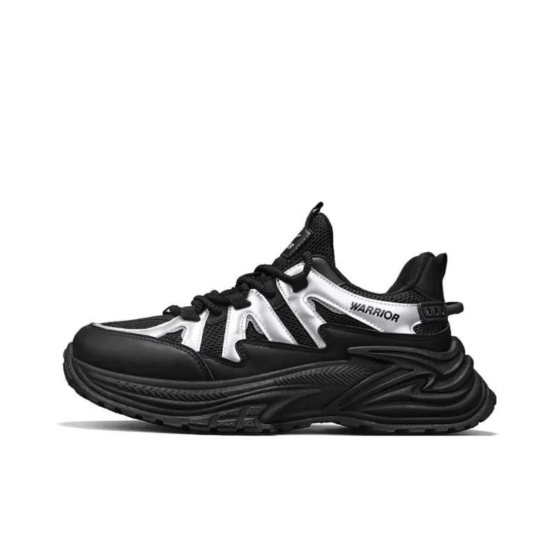 Warrior Anti Slip And Wear Resistant Breathable Low Top Casual Shoes Men's White Green Khaki-14