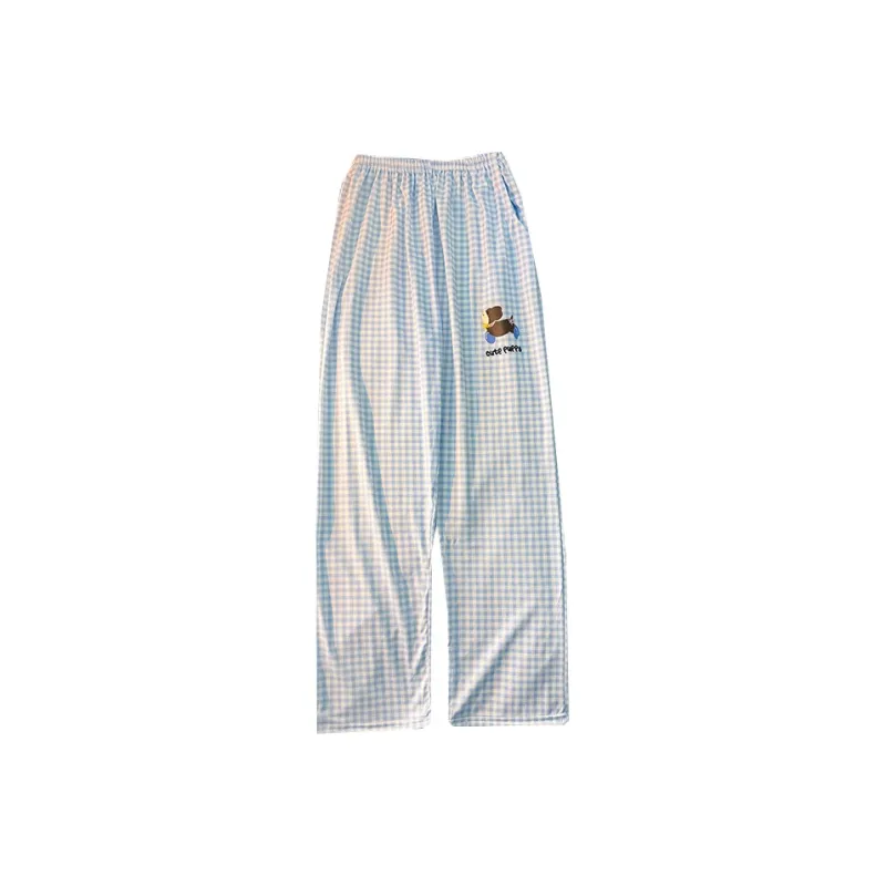 Maultiay Pajama Pants Women's Blue-0