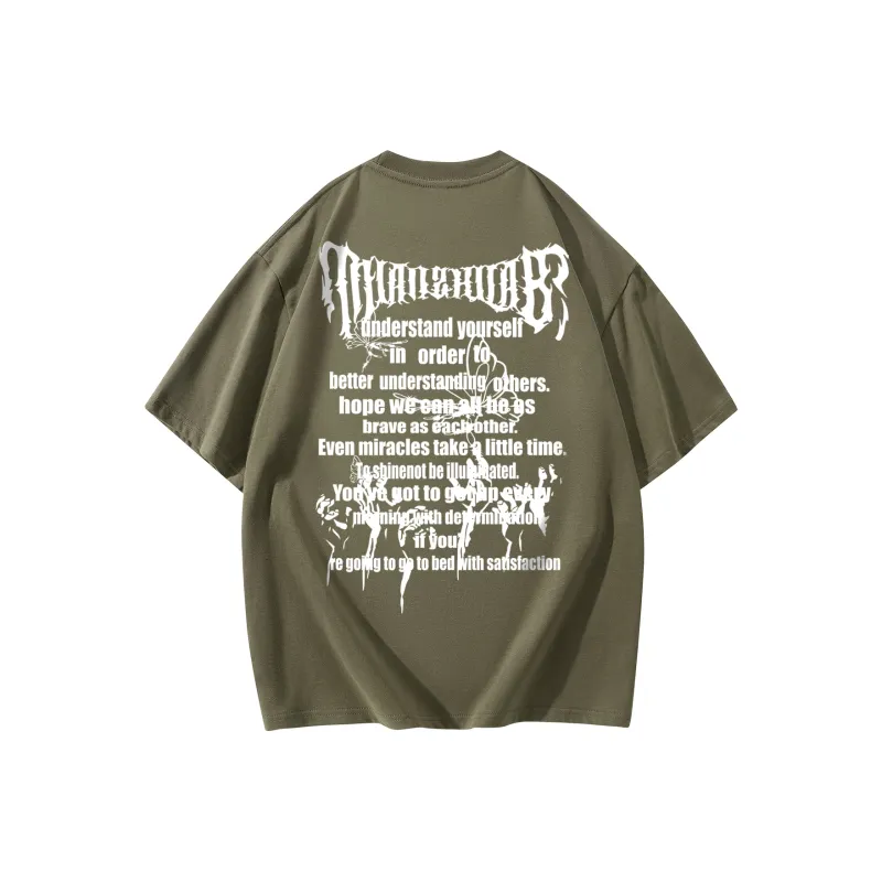 Cotton Short Sleeved T Shirts Unisex-15