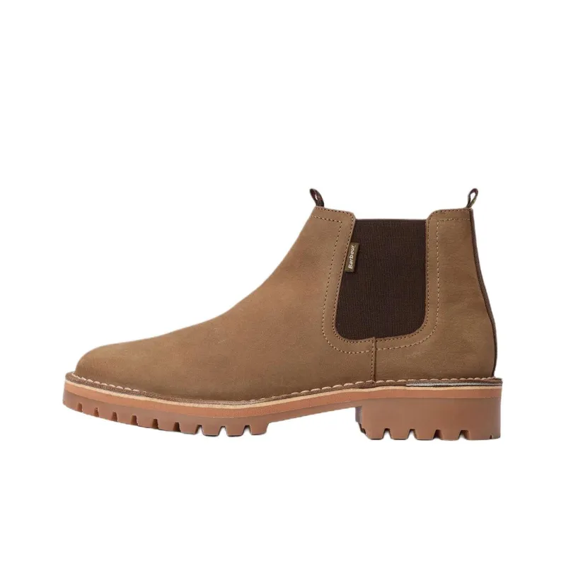 BARBOUR Abel Short Chelsea Boots Men's Taupe-0