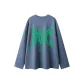 Gray Blue (Long-Sleeved 100% cotton)