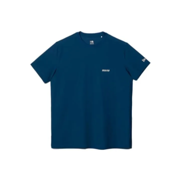 New Era T Shirts Men Ink Blue-0