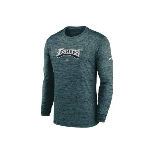 Nike Michigan State Sideline Velocity Men's Nike Dri FIT College Long Sleeve T Shirt
