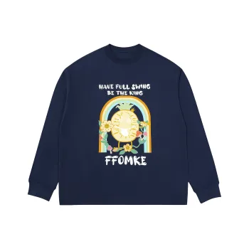 FFOMKE T Shirt Unisex Dark Sky Blue