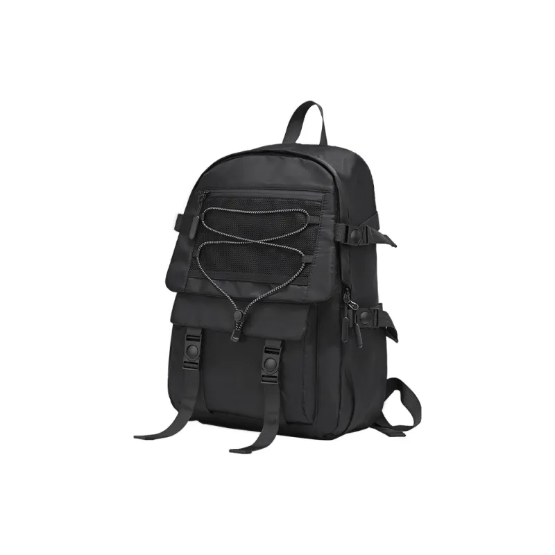 Yohji Kimura Polyester Backpack Laptop Bag Unisex Black-1
