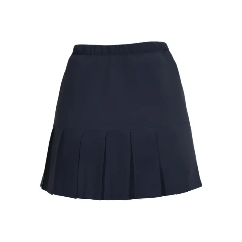 CORALIAN Casual Short Skirts Women's Navy Blue-1