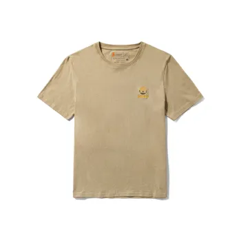 Timberland T Shirts Men Liquorice Yellow