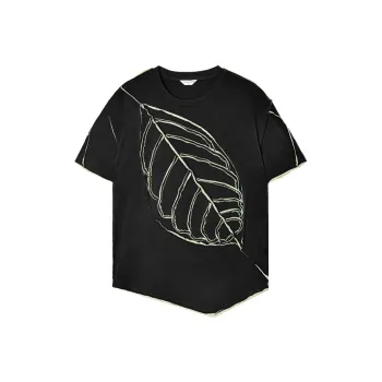 VALLEYOUTH T Shirt Unisex Summer Night Black