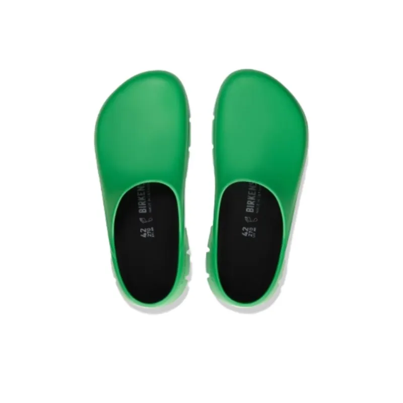 Birkenstock Slip Resistant Closed Toe Slippers Unisex Green Regular Loose Fit-2