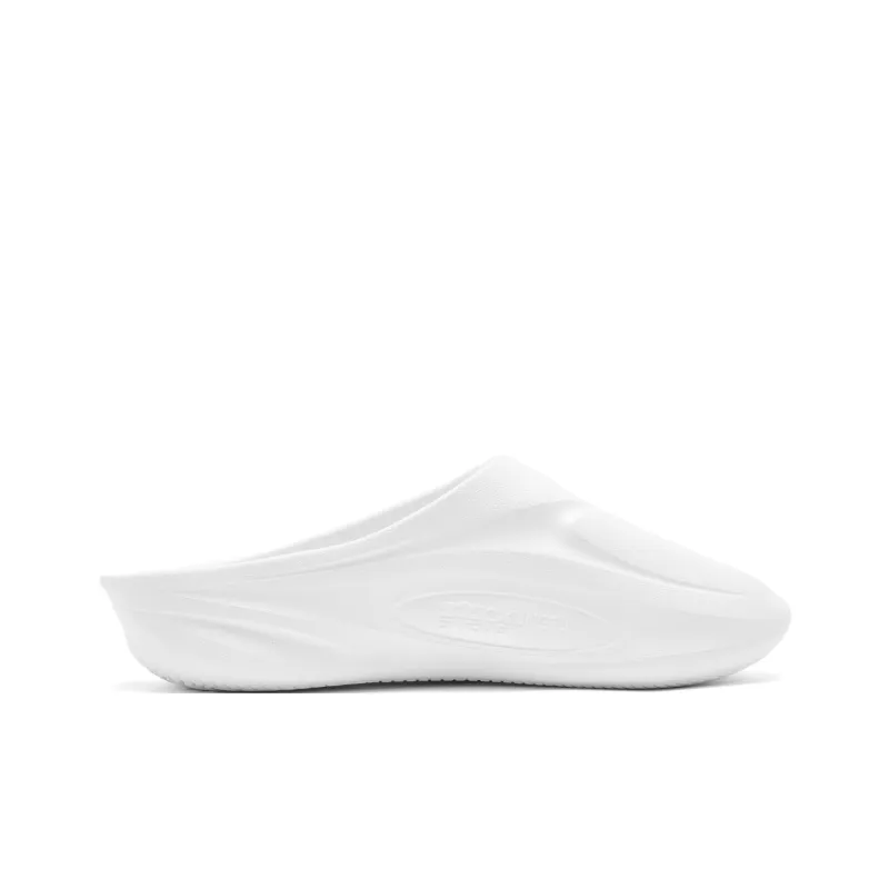 QIAODAN FE Slippers EVA Slip Resistant Odor Resistant Abrasion Resistant Slide Slippers Men's White-1