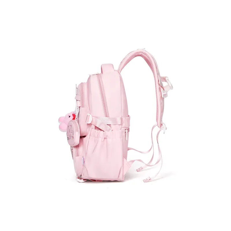 CNOLES Fabric Backpack Women's Pink Cream/Cream White-2