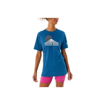 Asics Smsb Journey Tee T-Shirt Unisex Blue