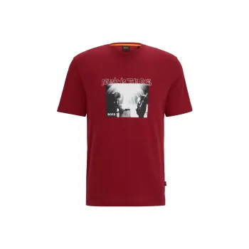 HUGO BOSS T Shirts Men Red