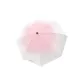 Gradient Ice Peach Pink ☂ Vinyl Sun Protection Umbrella with UV Protection