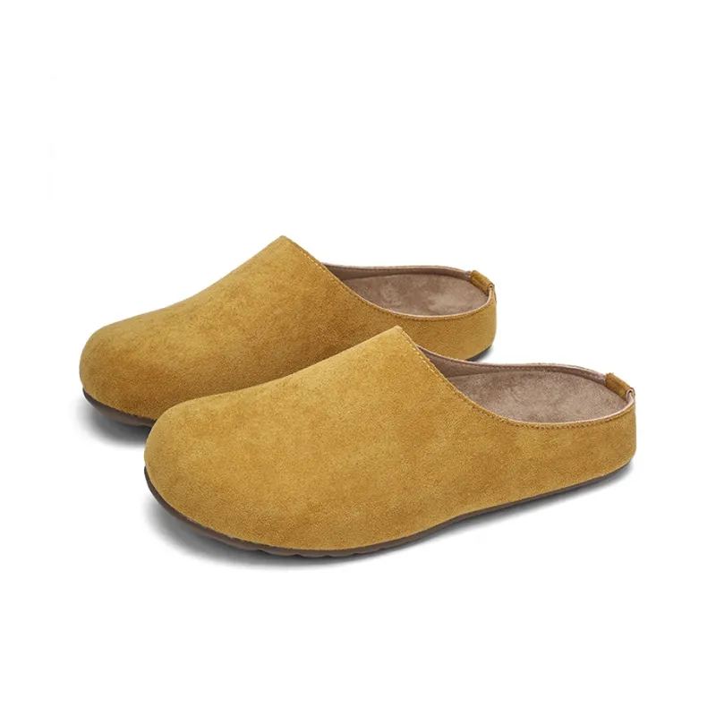 XMISTUO Quiet Abrasion Resistant Slip Resistant Wrap toe Slippers Women's-20