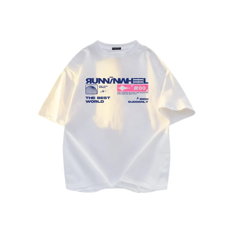 RUNNINWHEEL T Shirts Unisex-5