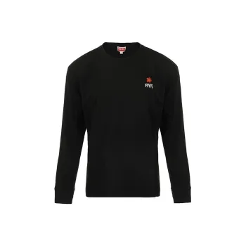 KENZO Drop Shoulder Sleeve T Shirt Men's Black