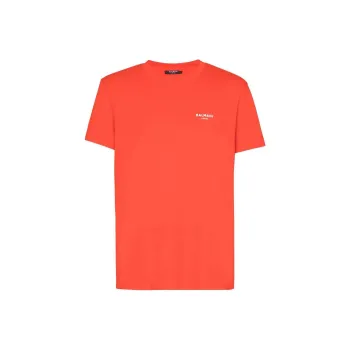 BALMAIN T-Shirts Men Orange