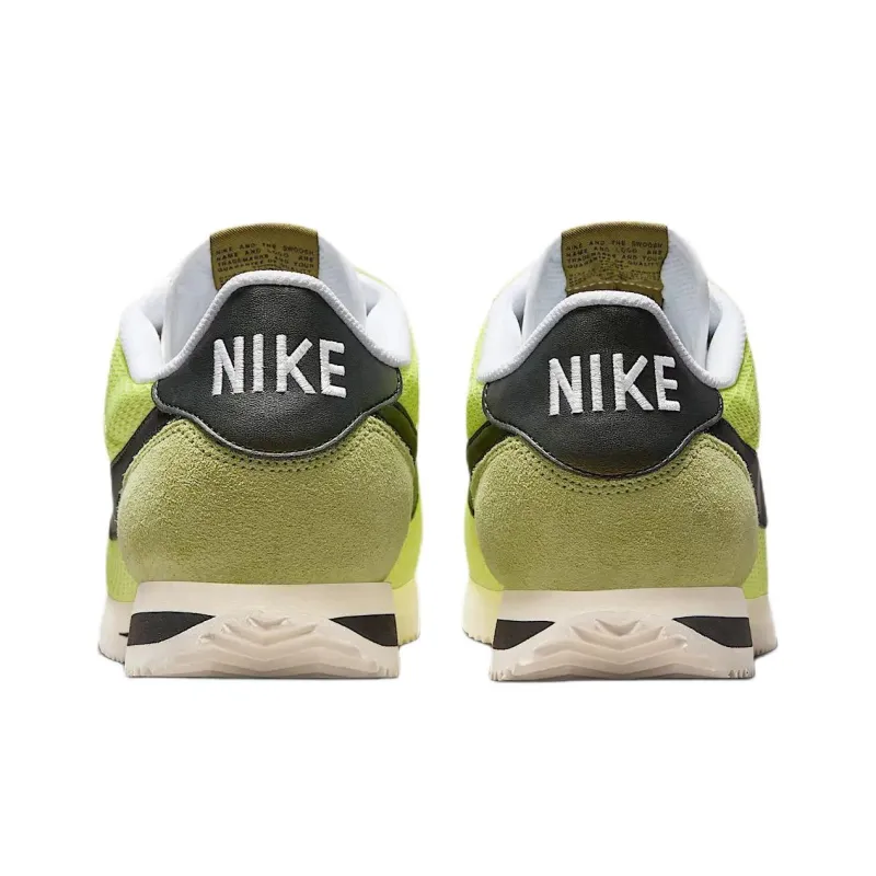 Nike Cortez Textile Anti Slip Wear Resistant Low Top Casual Shoes Men's Green-3