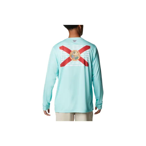 Columbia Terminal Tackle PFG Fish Flag™ T-Shirt Men's Sky Blue