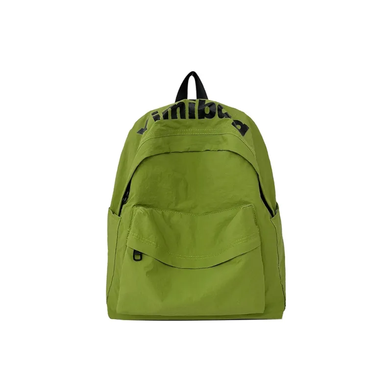 Deli Bear Nylon Backpack Regular Unisex White/Orange/Black/Purple/Green-14