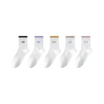 MIIOW Mid Calf Socks Women's 5 Pack