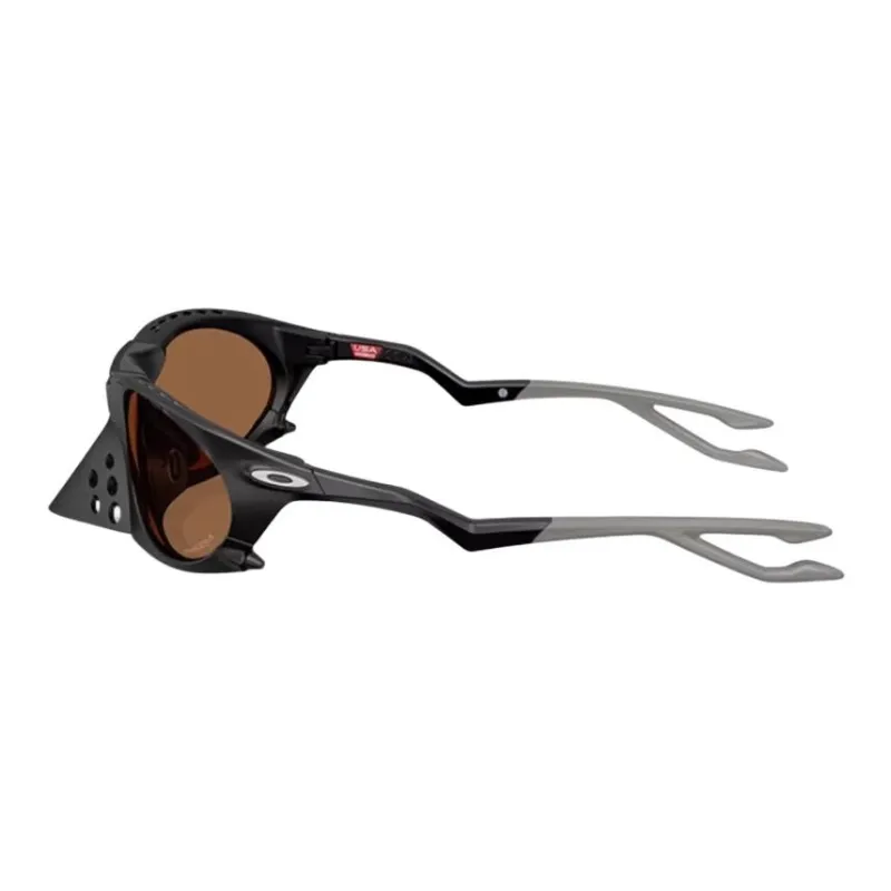 Oakley Injection Molded Irregular Shape Sunglasses Unisex Black-2