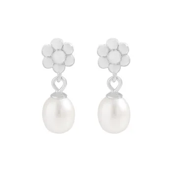 ZHOUBAIFU Pearl Earrings Unisex