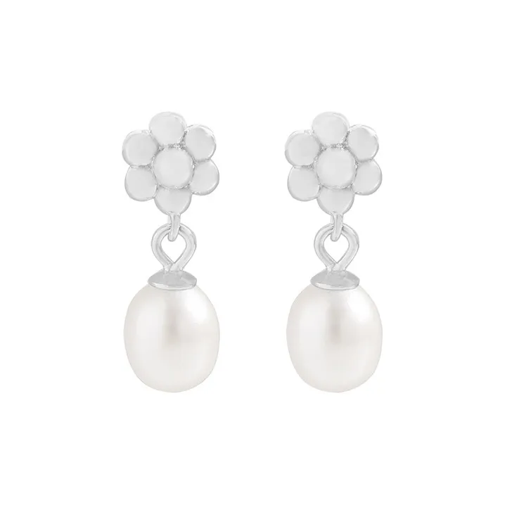 ZHOUBAIFU Pearl Earrings Unisex-0