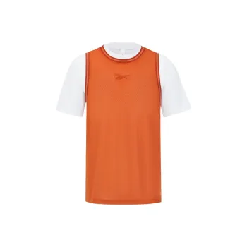 Reebok HOOP 2 In 1 VEST U T-Shirt Unisex Orange
