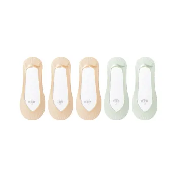 Top Melon No Show Socks Women's 5 Pack