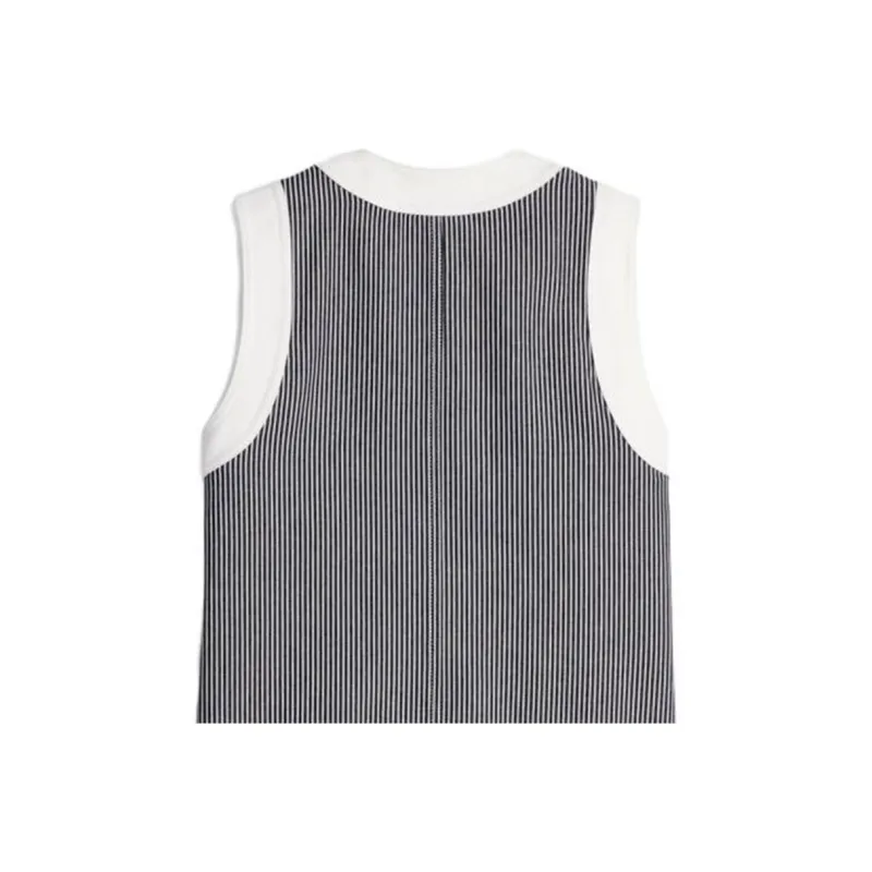 CELINE Sleeveless Dress Women's Blue-2