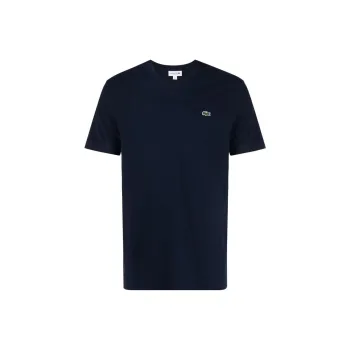 LACOSTE Logo-patch V-neck T-shirt
