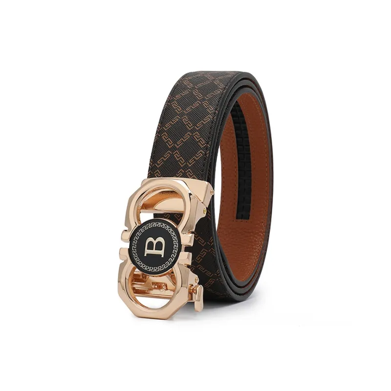 JONNY MOORE Top Grain Cow Leather Belts Unisex 3.5CM-2