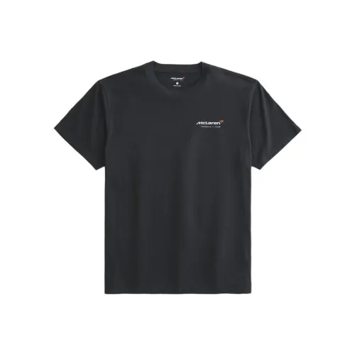 Hollister T-Shirt Men's Black McLaren Pattern