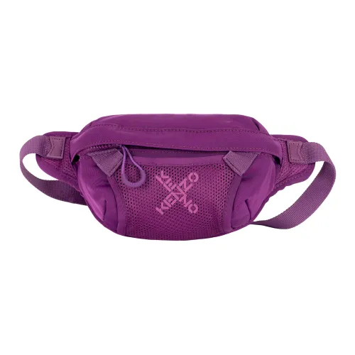 KENZO Fabric Waist Bag Chest Bag Small Size Unisex Purple