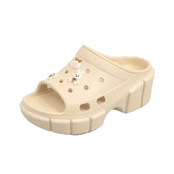 NANJIREN EVA Slip Resistant Odor Resistant Cushioning Slide Slippers Women's