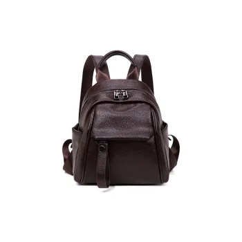VANDEE Leather Backpack Small Size Women's Multicolor