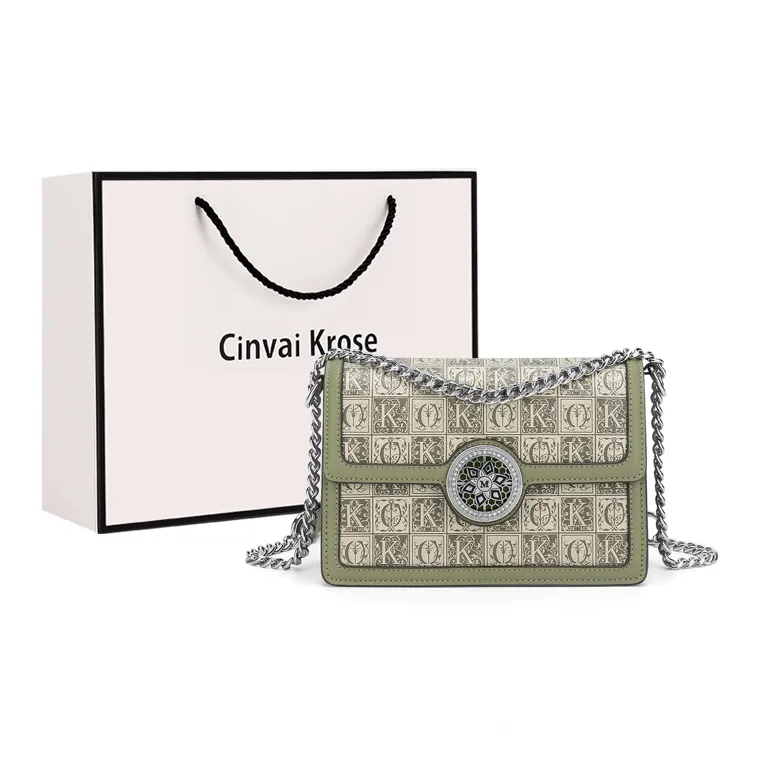 Simvay Clos PVC And Synthetic Leather Shoulder Bag Crossbody Bag Shoulder Bag Small Size Women's Gray Print/Black Print-19