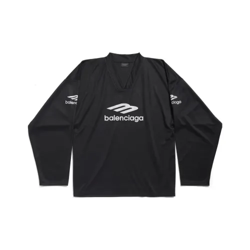 Balenciaga FW24 T Shirt Men's Loose Fit Style Black