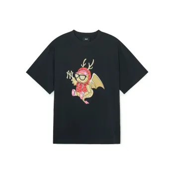 MLB Year Of The Dragon Limited Series SS24 Drop Shoulder Sleeve T Shirt Unisex Black