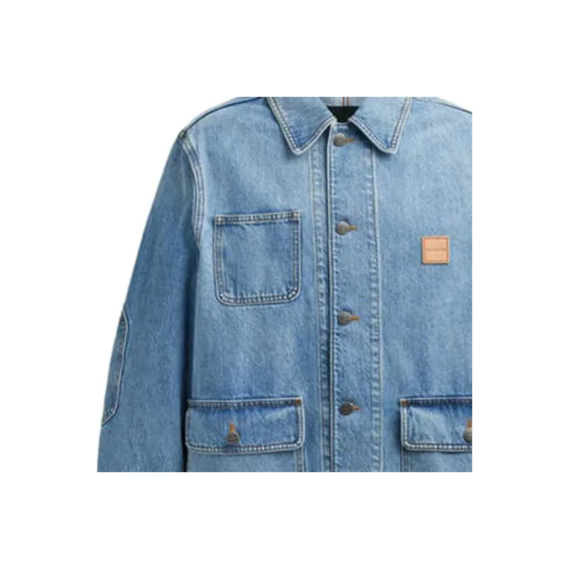 COACH SS24 Denim Jacket Men's Light Washed-4
