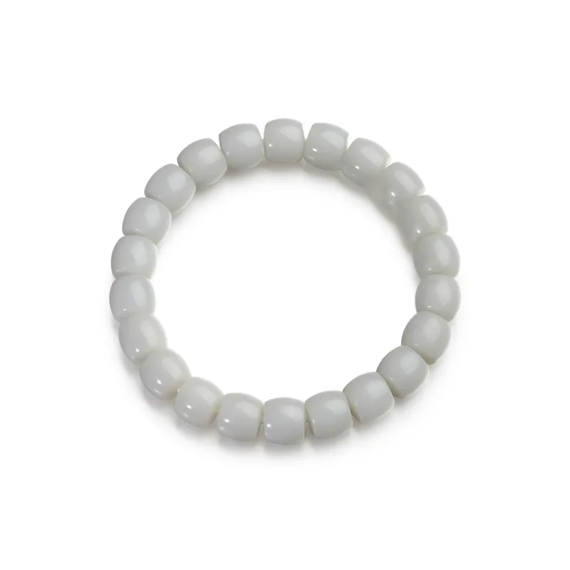 XIBAOCHUNHUA Bracelets White Jade/Pale Greenish White Jade Unisex-0