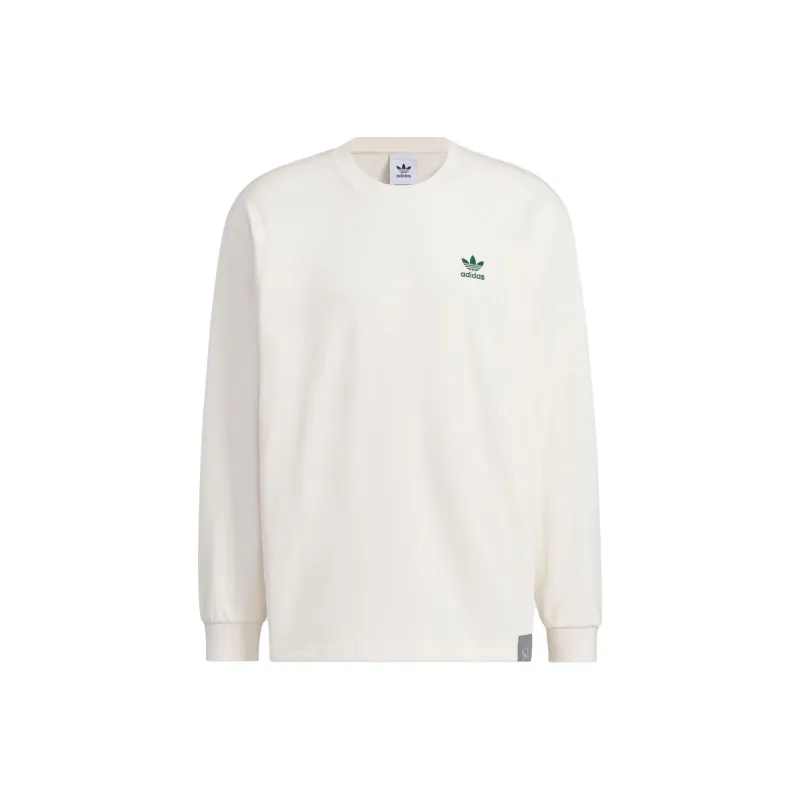 Adidas Originals Drop Shoulder Sleeve T Shirt Unisex Pink White-0