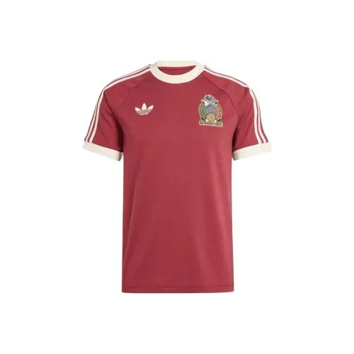 adidas originals Mexico Adicolor 3 Stripes Tee Burgundy