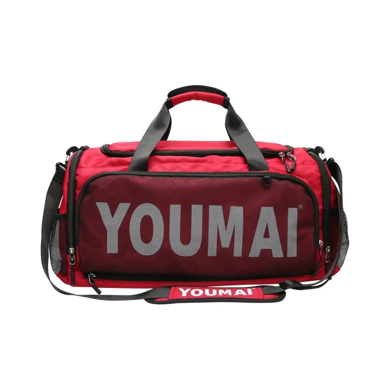 Deli Bear Nylon With Mesh Travel Bag Gym Bag Tubas Unisex Multicolor-15