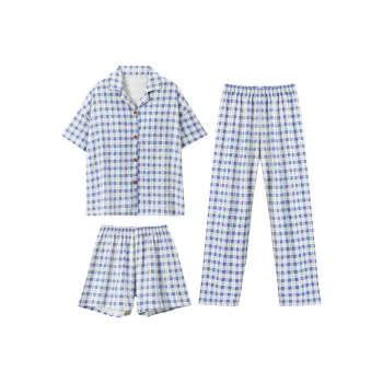 Xiang Ning Pai Pajama Set Women's Light Blue