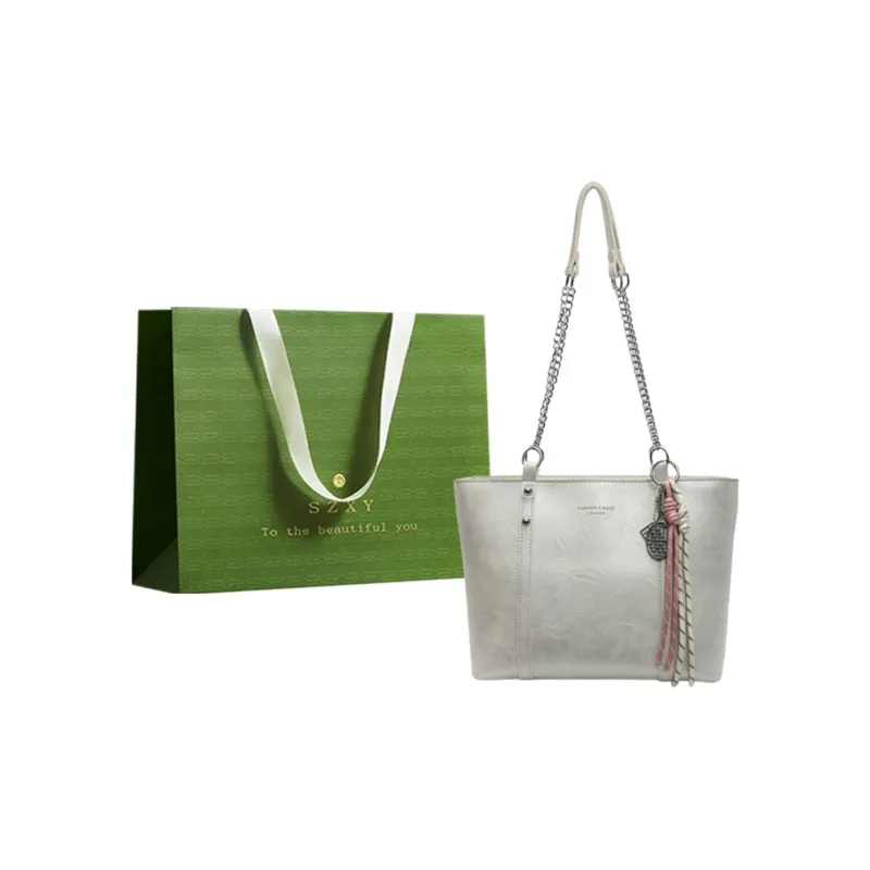 Three Ducklings PU Tote Bag Shopping Bag Shoulder Bags Women's Multicolor-0