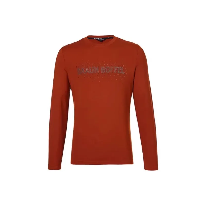 BRAUN BUFFEL T Shirt Men's Orange Yellow-0
