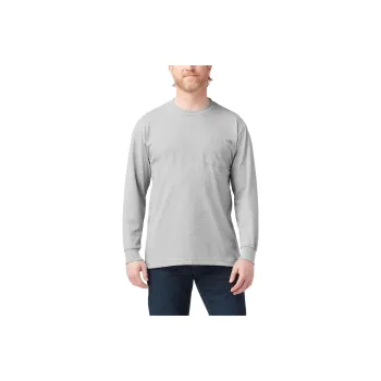 Dickies Heavyweight Long Sleeve Pocket T-Shirt T-Shirt Men's Gray